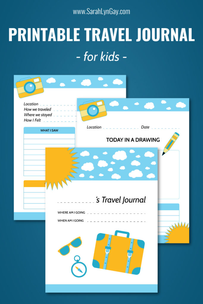 Free Travel Journal for Kids