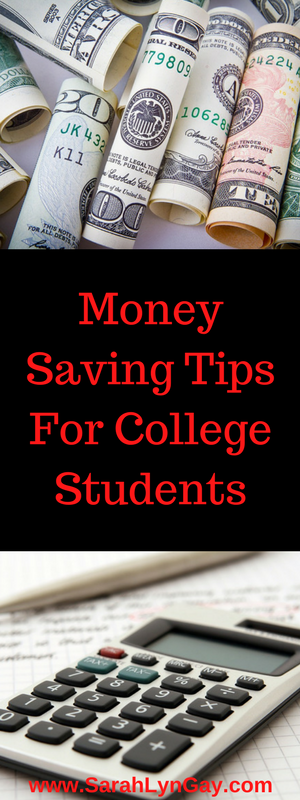 Money Saving Tips For College Students