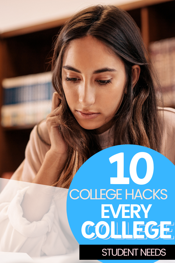  Hacks Every College Student Should Know female college student studying