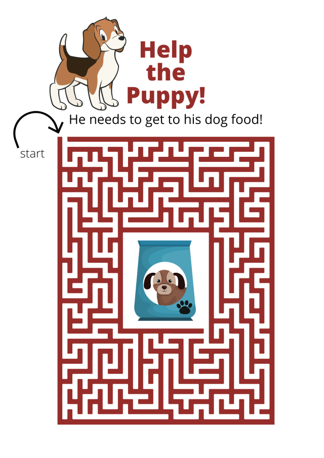 National Puppy Day Fun Free Printable Worksheets maze worksheet