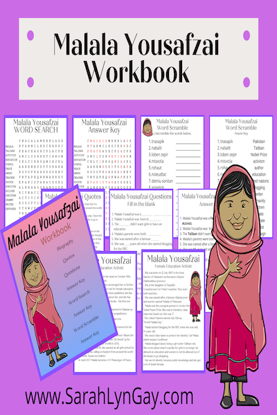 Get your FREE Malala Yousafzai Study Unit
