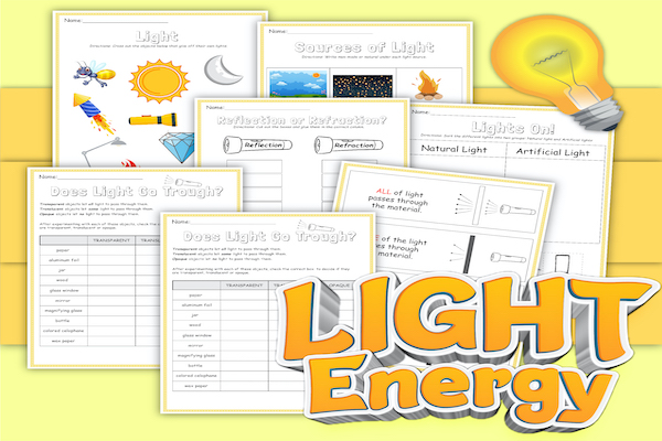 Light Energy Lesson Plan: All About Light Energy