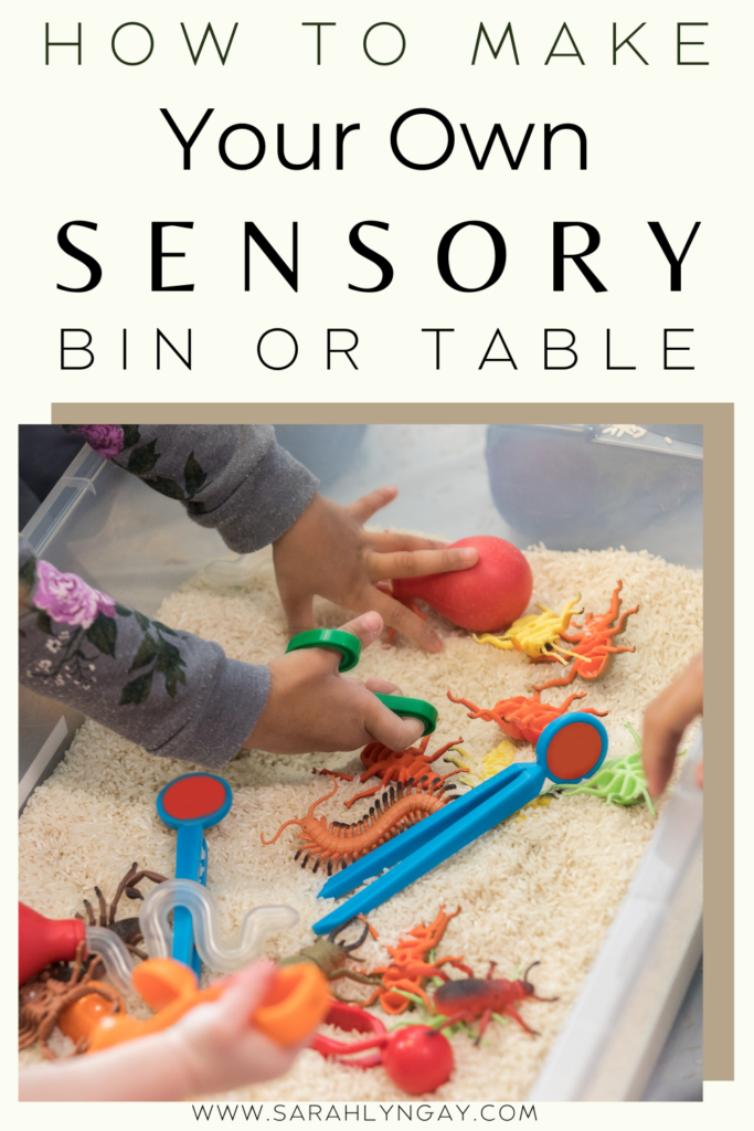 The Best DIY Sensory Table Instruction Set and Ideas for Toddlers