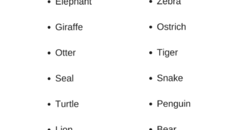 My Zoo Scavenger Hunt Free Printable Featured Image