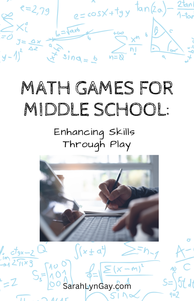 Math Games for Middle School Cover Image